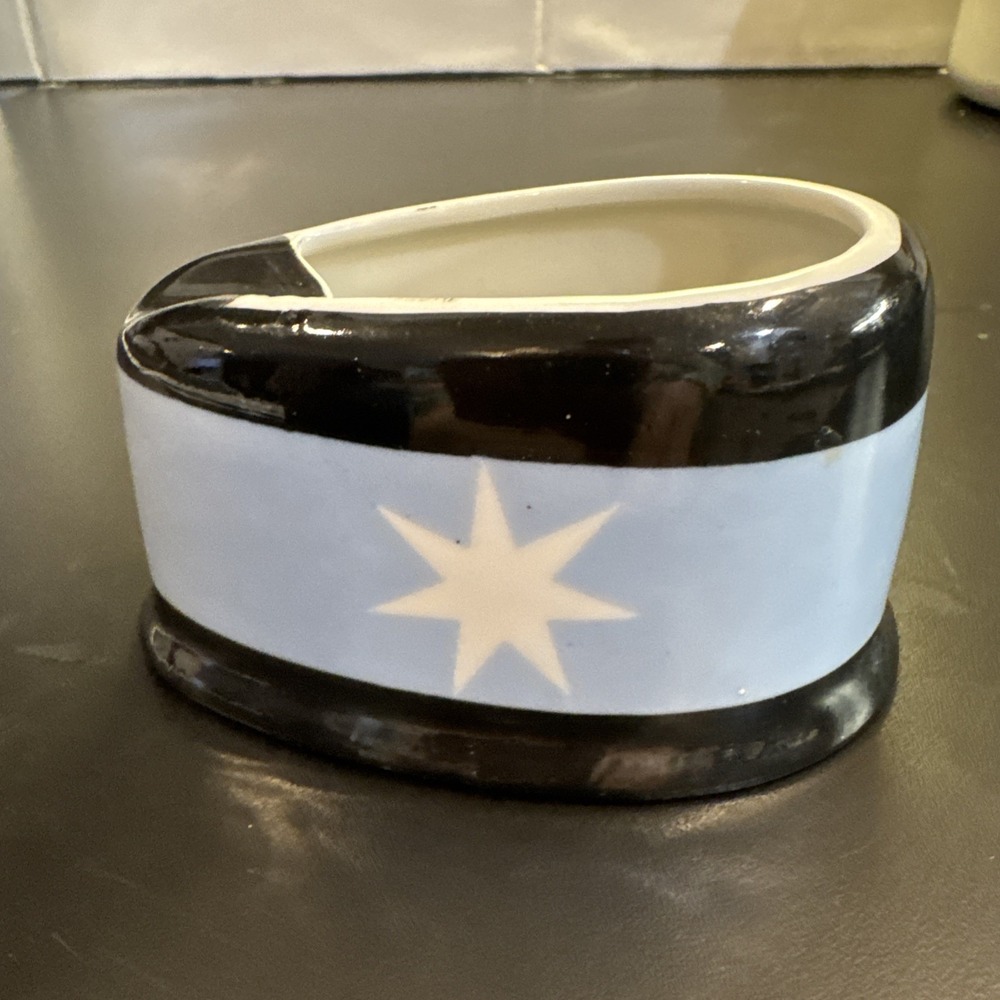 MAERSK LINES DENMARK Nave Cargo Container Cruise Line‎ Ship Funnel Ashtray 1970